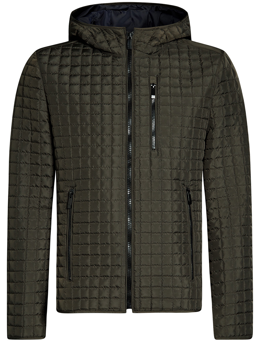 Куртка мужская oodji Basic, цвет: хаки. 1B112007M/46376N/6600N. Размер M-182 (50-182)1B112007M/46376N/6600N Куртка мужская oodji Basic, цвет: хаки. 1B112007M/46376N/6600N. Размер M-182 (50-182)1B112007M/46376N/6600NМужская куртка oodji Basic выполнена из высококачественного материала. В качестве подкладки и утеплителя используется полиэстер. Модель с капюшоном застегивается на застежку-молнию. Спереди расположено три прорезных кармана на застежках-молниях.