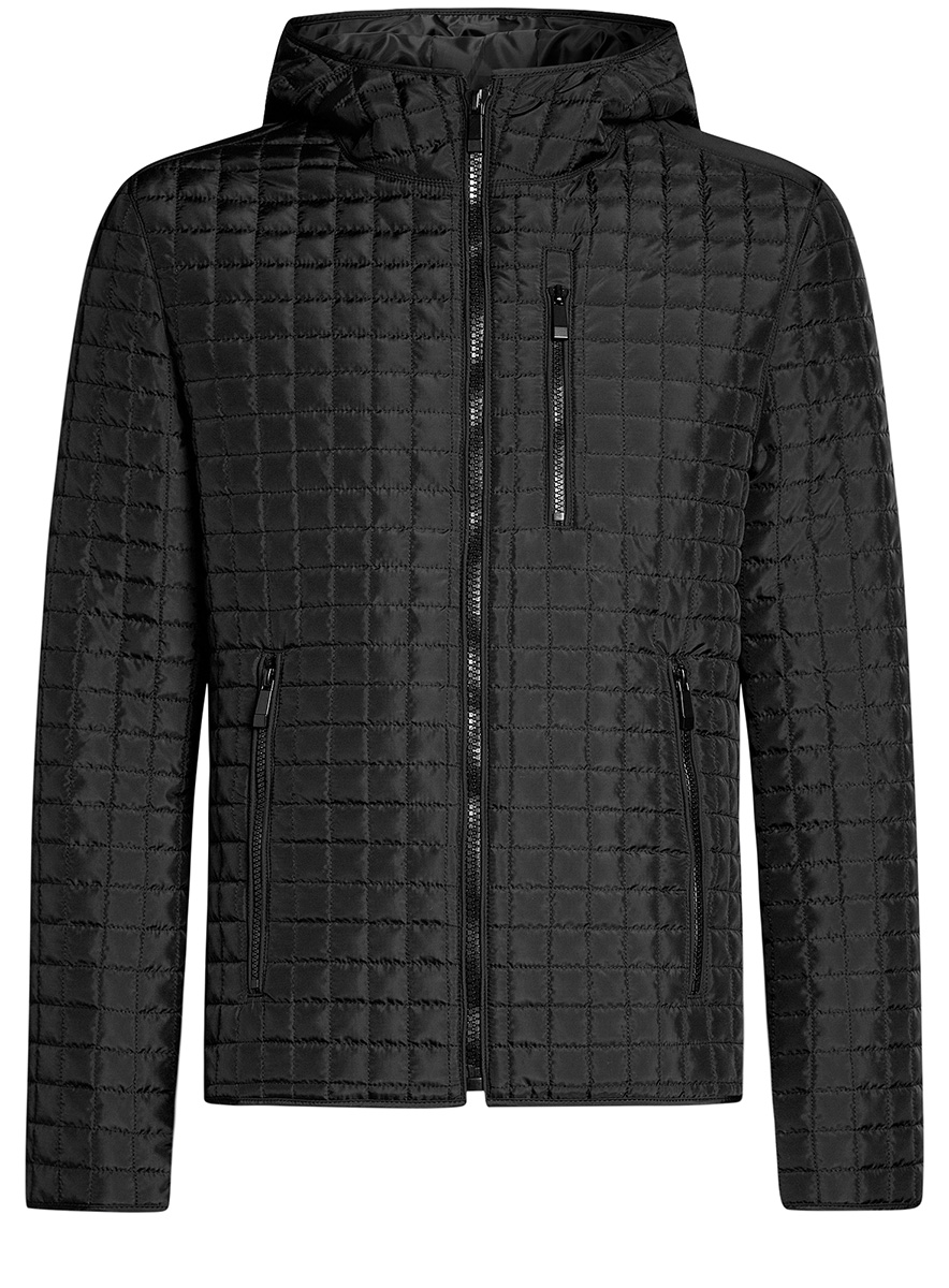 Куртка мужская oodji Basic, цвет: черный. 1B112007M/46376N/2900N. Размер L-182 (52-54-182)1B112007M/46376N/2900N Куртка мужская oodji Basic, цвет: черный. 1B112007M/46376N/2900N. Размер L-182 (52-54-182)1B112007M/46376N/2900NМужская куртка oodji Basic выполнена из высококачественного материала. В качестве подкладки и утеплителя используется полиэстер. Модель с капюшоном застегивается на застежку-молнию. Спереди расположено три прорезных кармана на застежках-молниях.