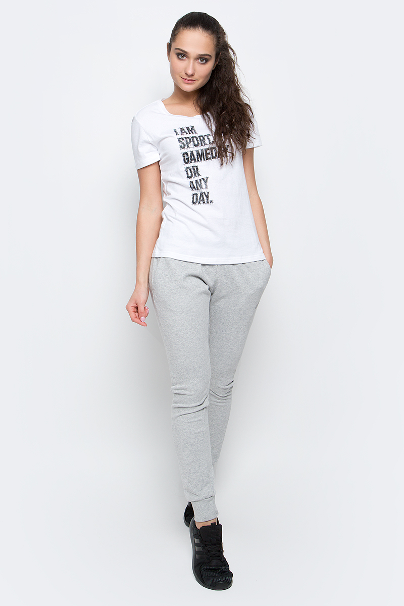 Футболка женская adidas I Am Sport, цвет: белый. BP8357. Размер XS (40/42)BP8357 Футболка женская adidas I Am Sport, цвет: белый. BP8357. Размер XS (40/42)BP8357Женская футболка I Am Sport от adidas выполнена из гладкого хлопкового трикотажа. Модель свободного кроя с круглым вырезом горловины и стандартными короткими рукавами.