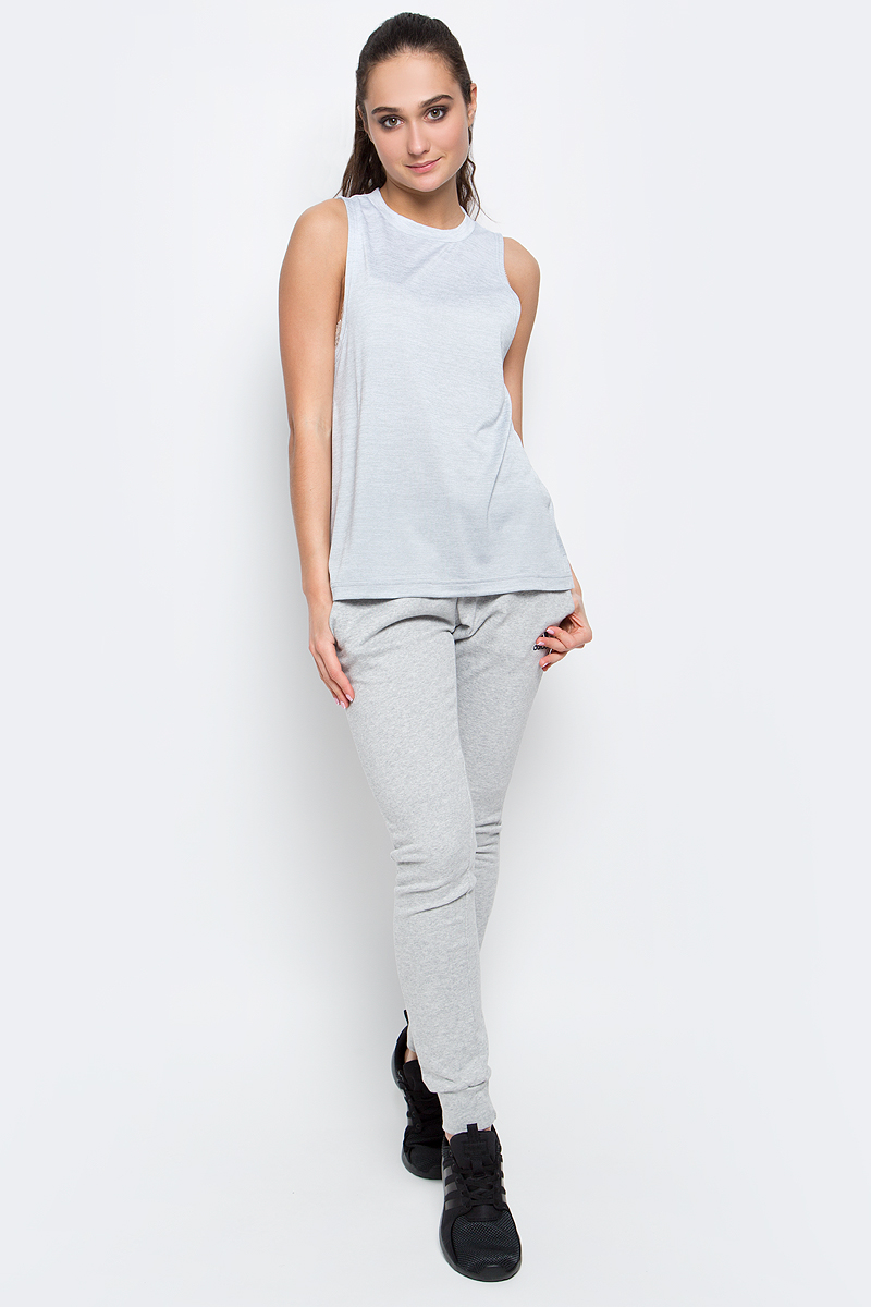 Майка женская adidas Boxtank Mel, цвет: серый. BQ2165. Размер L (48/50)BQ2165 Майка женская adidas Boxtank Mel, цвет: серый. BQ2165. Размер L (48/50)BQ2165Меланжевая майка Boxtank Mel от adidas выполнена из функциональной мягкой ткани с технологией climalite, которая эффективно отводит излишки влаги и тепла. У модели круглый ворот, разрезы по бокам и удлиненная спинка. Свободный крой и удлиненный фасон обеспечивает свободу движений и уверенность во время подтягиваний и тяги в наклоне.
