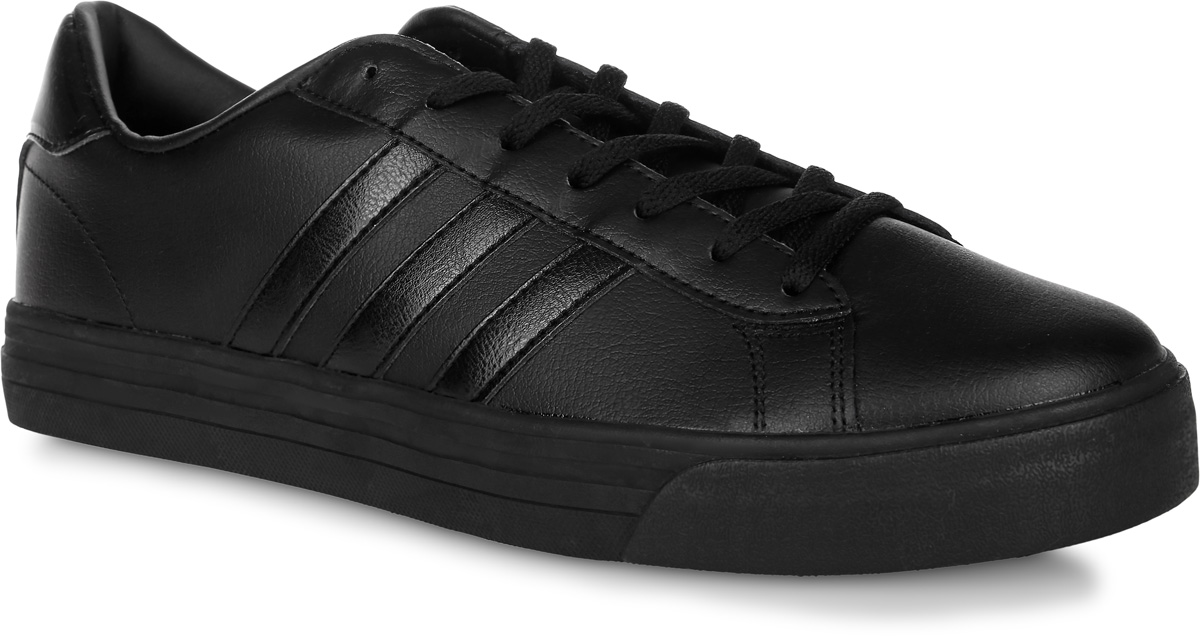 Кроссовки мужские adidas Neo Cloudfoam Super Daily, цвет: черный. AW3902. Размер 10 (43)AW3902 Кроссовки мужские adidas Neo Cloudfoam Super Daily, цвет: черный. AW3902. Размер 10 (43)AW3902Мужские кроссовки adidas Neo Cloudfoam Super Daily, выполненные из натуральной и искусственной кожи, оформлены фирменными нашивками и надписями. Шнурки надежно зафиксируют модель на ноге. Внутренняя поверхность из натуральной кожи и текстиля комфортны при движении. Стелька выполнена из легкого ЭВА-материала с поверхностью из текстиля и оснащена технологией Cloudfoam Memory, благодаря которой стелька плотно прилегает к стопе, обеспечивая безупречный комфорт. Подошва Cloudfoam Super с ультрамягкими вставками изготовлена из высококачественной резины и дополнена рельефным рисунком.