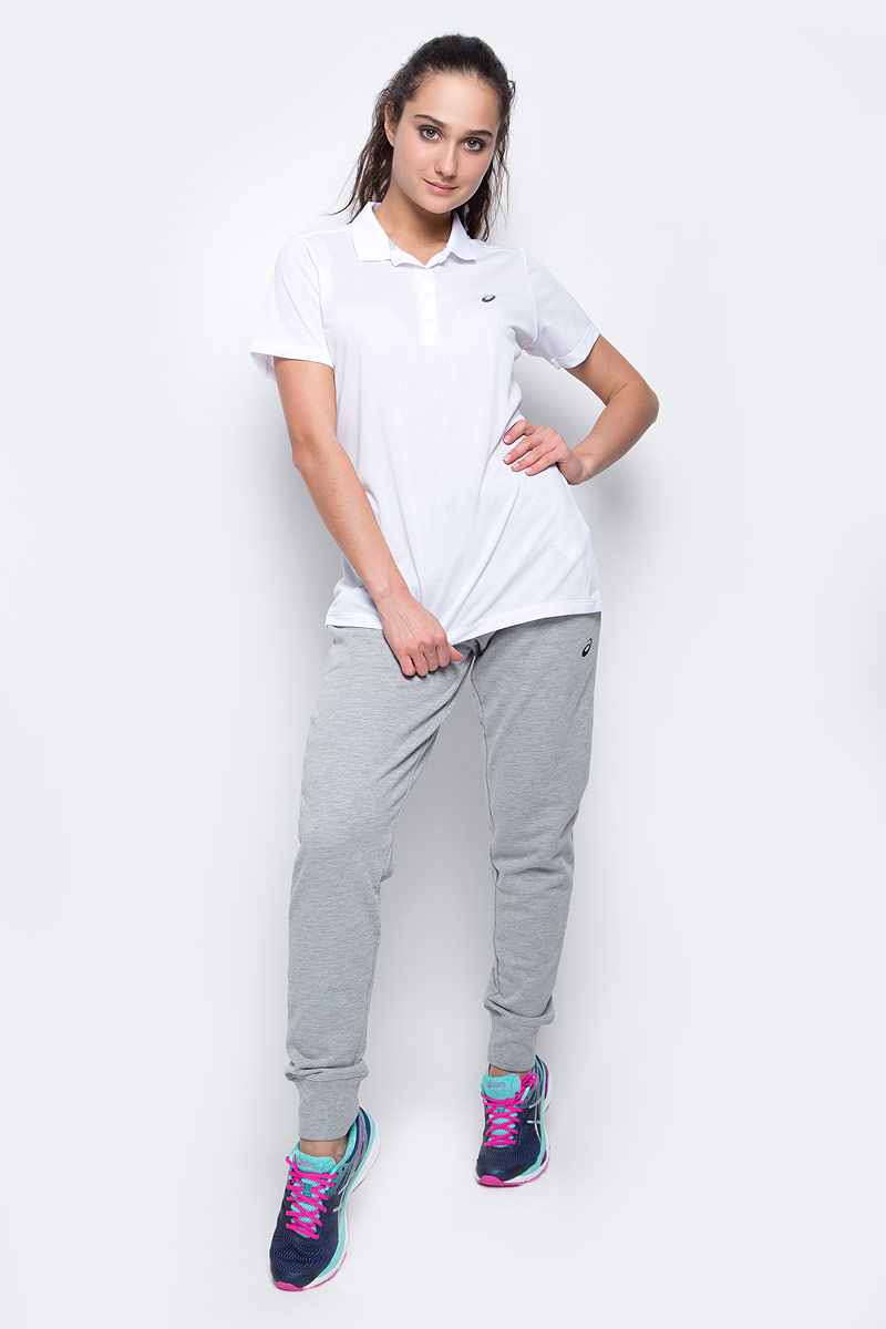 Поло женское Asics GPX SS Polo, цвет: белый. 141155-0001. Размер M (44/46)141155-0001 Поло женское Asics GPX SS Polo, цвет: белый. 141155-0001. Размер M (44/46)141155-0001Поло Asics GPX SS Polo выполнено из полиэстера и эластана. Модель с отдожным воротником и коротким рукавом оформлена фирменной аппликацией.