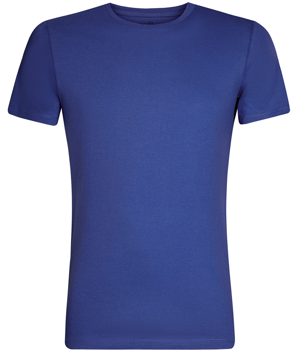 Футболка мужская oodji Basic, цвет: синий. 5B611003M/44135N/7500N. Размер XL (56)5B611003M/44135N/7500N Футболка мужская oodji Basic, цвет: синий. 5B611003M/44135N/7500N. Размер XL (56)5B611003M/44135N/7500NКомфортная мужская футболка от oodji с короткими рукавами и круглым вырезом горловины выполнена из натурального хлопка.
