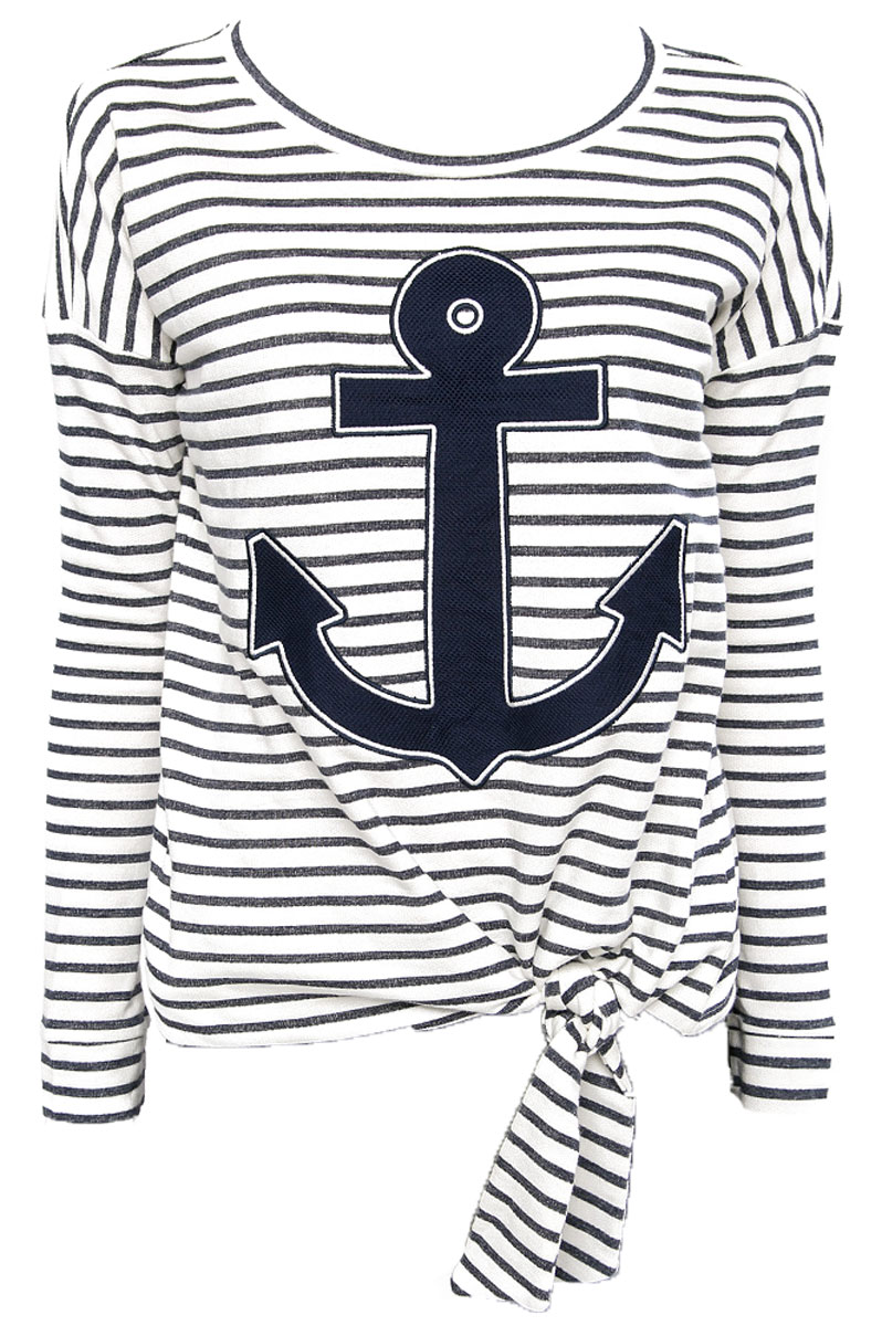 Джемпер женский Tom Tailor Denim, цвет: белый. 2531114.00.71_8005. Размер S (44)2531114.00.71_8005 Джемпер женский Tom Tailor Denim, цвет: белый. 2531114.00.71_8005. Размер S (44)2531114.00.71_8005Стильный женский джемпер Tom Tailor Denim, выполненный из высококачественного 100% хлопка, необычайно мягкий и приятный на ощупь, не сковывает движения, обеспечивая наибольший комфорт. Джемпер в морской тематике с круглым вырезом горловины и длинными рукавами идеально гармонирует с любыми предметами одежды и будет уместен и на отдых, и на работу.