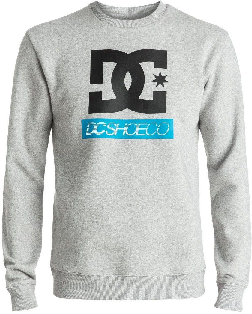 Толстовка мужская DC Shoes, цвет: серый. ADYSF03015-KNFH. Размер XL (52/54)ADYSF03015-KNFH Толстовка мужская DC Shoes, цвет: серый. ADYSF03015-KNFH. Размер XL (52/54)ADYSF03015-KNFHМужская толстовка DC Shoes выполнена из мягкой ткани с начесом. Модель имеет комфортный классический крой, длинные рукава и круглый вырез горловины. Манжеты рукавов, горловина и низ толстовки дополнены эластичным материалом в рубчик. Яркий и выразительный разноцветный дизайн в стиле Colour Block в сочетании с графикой ностальгического характера: эта толстовка напоминает о моде середины 90-х.