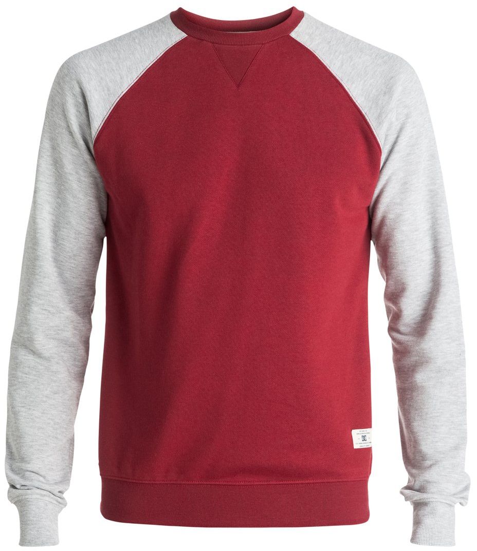 Толстовка мужская DC Shoes, цвет: красный, серый. EDYFT03185-RRD0. Размер L (50/52)EDYFT03185-RRD0 Толстовка мужская DC Shoes, цвет: красный, серый. EDYFT03185-RRD0. Размер L (50/52)EDYFT03185-RRD0Мужская толстовка DC Shoes выполнена из флиса с начесом. Модель имеет комфортный классический крой, длинные рукава реглан контрастного цвета и круглый вырез горловины. Манжеты рукавов, горловина и низ толстовки дополнены эластичным материалом в рубчик.