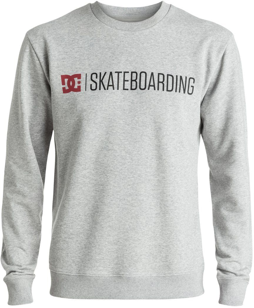 Толстовка мужская DC Shoes, цвет: серый. EDYSF03128-KNFH. Размер M (48/50)EDYSF03128-KNFH Толстовка мужская DC Shoes, цвет: серый. EDYSF03128-KNFH. Размер M (48/50)EDYSF03128-KNFHМужская толстовка DC Shoes выполнена из хлопка с добавлением полиэстера. Модель имеет комфортный классический крой, длинные рукава и круглый вырез горловины. Манжеты рукавов, горловина и низ толстовки дополнены эластичным материалом в рубчик. Графический принт нанесен по щадящей технологии окрашивания ткани.