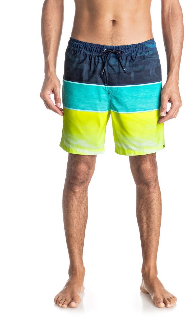 Шорты мужские Quiksilver, цвет: синий, голубой, желтый. EQYJV03203-BNF6. Размер M (48/50)EQYJV03203-BNF6 Шорты мужские Quiksilver, цвет: синий, голубой, желтый. EQYJV03203-BNF6. Размер M (48/50)EQYJV03203-BNF6Шорты мужские Quiksilver изготовлены из качественной ткани. Модель длиной до колен затягивается на талии на шнурок-утяжку. Изделие выполнено в ярких цветах.