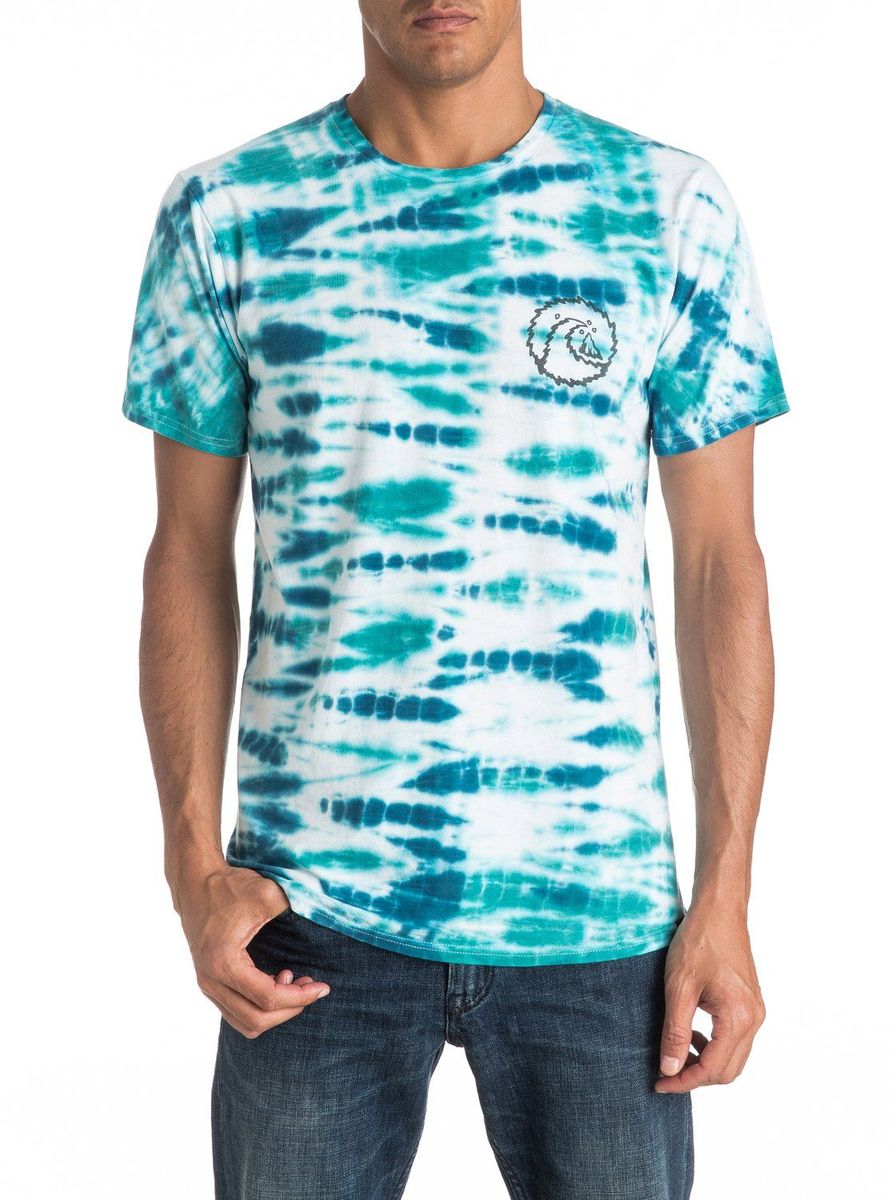 Футболка мужская Quiksilver, цвет: белый, голубой. EQYKT03525-WBB0. Размер XL (52/54)EQYKT03525-WBB0 Футболка мужская Quiksilver, цвет: белый, голубой. EQYKT03525-WBB0. Размер XL (52/54)EQYKT03525-WBB0Мужская футболка Quiksilver изготовлена из качественного материала. Модель выполнена с круглой горловиной и короткими рукавами.