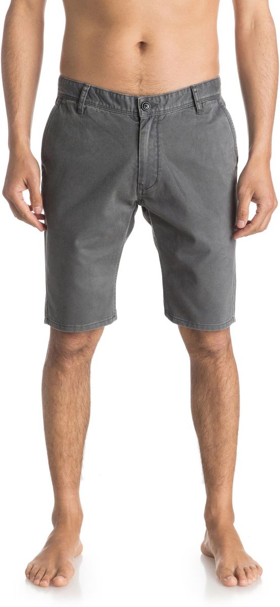Шорты мужской Quiksilver, цвет: темно-серый. EQYWS03252-KRP0. Размер 32 (48)EQYWS03252-KRP0 Шорты мужской Quiksilver, цвет: темно-серый. EQYWS03252-KRP0. Размер 32 (48)EQYWS03252-KRP0Шорты мужские Quiksilver изготовлены из качественной ткани. Модель длиной до колен застегивается на молнию и пуговицу. Изделие дополнено карманами.