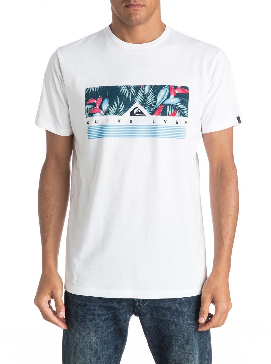 Футболка мужская Quiksilver, цвет: белый. EQYZT04284-WBB0. Размер M (48/50)EQYZT04284-WBB0 Футболка мужская Quiksilver, цвет: белый. EQYZT04284-WBB0. Размер M (48/50)EQYZT04284-WBB0Мужская футболка Quiksilver изготовлена из качественного материала. Модель выполнена с круглой горловиной и короткими рукавами.