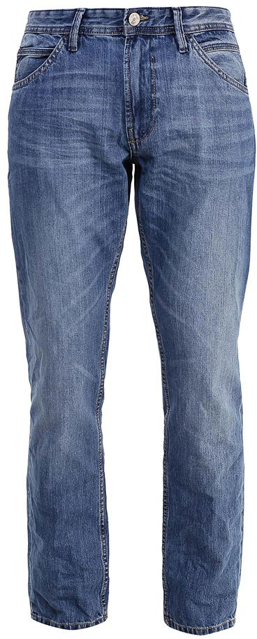 Джинсы мужские Tom Tailor Denim, цвет: синий. 6205038.01.12_1051. Размер 30-34 (46-34)6205038.01.12_1051 Джинсы мужские Tom Tailor Denim, цвет: синий. 6205038.01.12_1051. Размер 30-34 (46-34)6205038.01.12_1051Модные мужские джинсы Tom Tailor Denim выполнены из высококачественного 100% хлопка. Джинсы прямой модели имеют заниженную талию. Застегиваются на пуговицу в поясе и ширинку на молнии. Имеются шлевки для ремня. Спереди расположены два прорезных кармана и один небольшой накладной карман, а сзади - два накладных кармана.