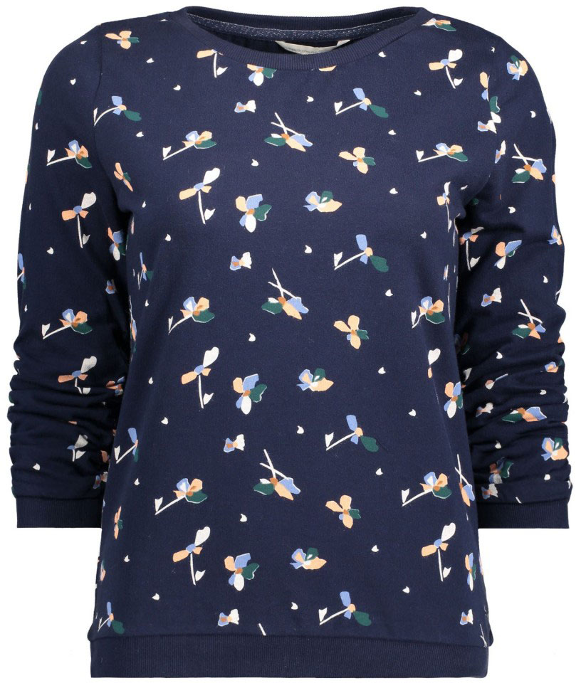 Джемпер женский Tom Tailor Denim, цвет: синий. 2531029.00.71_6593. Размер M (46)2531029.00.71_6593 Джемпер женский Tom Tailor Denim, цвет: синий. 2531029.00.71_6593. Размер M (46)2531029.00.71_6593Стильный женский джемпер Tom Tailor Denim, выполненный из высококачественного 100% хлопка, необычайно мягкий и приятный на ощупь, не сковывает движения, обеспечивая наибольший комфорт. Джемпер с круглым вырезом горловины и длинными рукавами идеально гармонирует с любыми предметами одежды и будет уместен и на отдых, и на работу. Низ и манжеты изделия связаны мелкой резинкой, что предотвращает деформацию при носке.