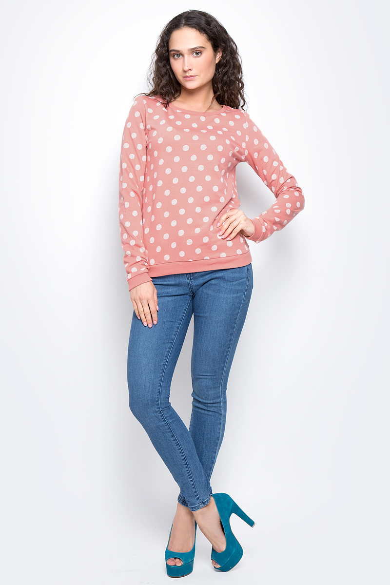 Свитшот женский Tom Tailor Denim, цвет: светло-коралловый. 2531029.01.71_4748. Размер S (44)2531029.01.71_4748 Свитшот женский Tom Tailor Denim, цвет: светло-коралловый. 2531029.01.71_4748. Размер S (44)2531029.01.71_4748Женский свитшот Tom Tailor Denim изготовлен из натурального хлопка. Модель с круглым вырезом и длинными рукавами. Низ изделия, горловина и рукава дополнены эластичной резинкой.