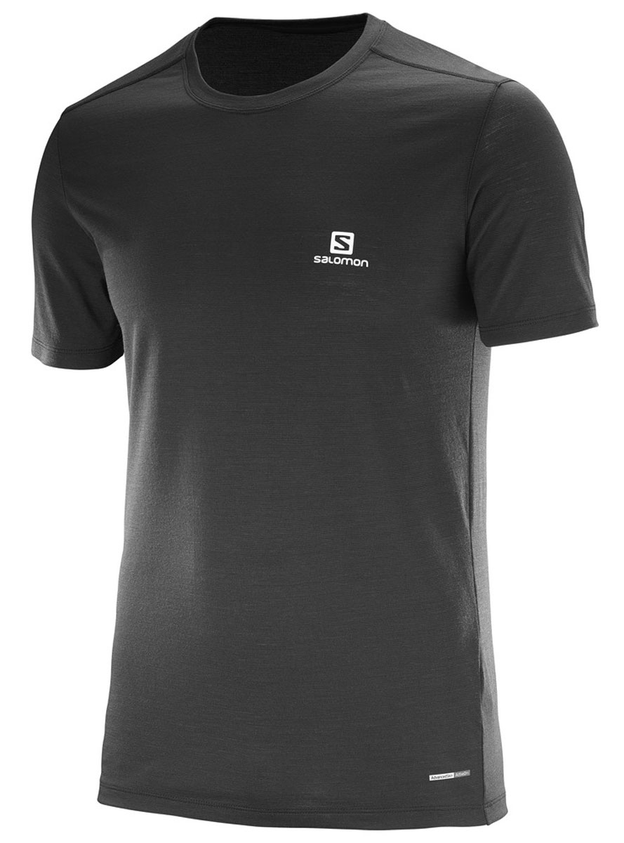 Футболка мужская Salomon Cosmic Logo Ss Tee, цвет: черный. L39279100. Размер XL (56/58)L39279100 Футболка мужская Salomon Cosmic Logo Ss Tee, цвет: черный. L39279100. Размер XL (56/58)L39279100Футболка Cosmic Logo Short Sleeve создана в повседневном стиле, но достаточно функциональной для неожиданных приключений. Модель выполнена с круглой горловиной и короткими рукавами.