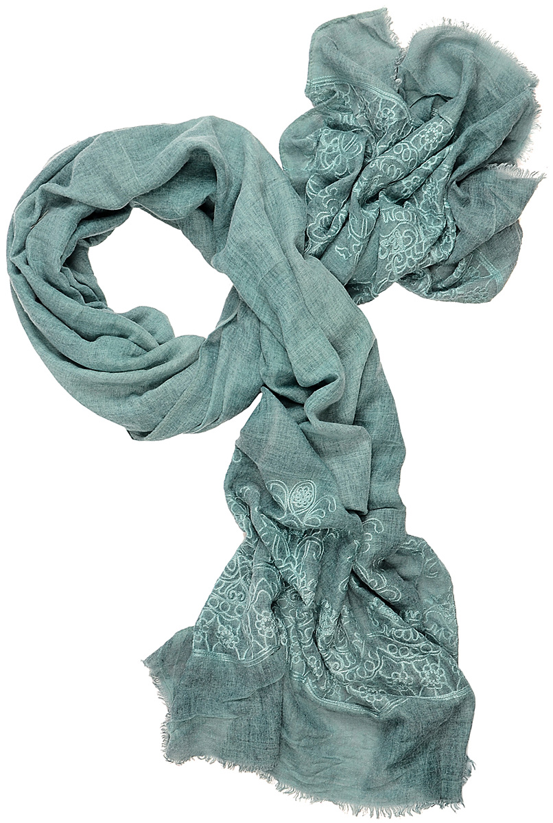 Палантин Laccom, цвет: бирюзовый. 3207. Размер 190 см х 85 см3207H Палантин Laccom, цвет: бирюзовый. 3207. Размер 190 см х 85 см3207HСтильный палантин Laccom изготовлен из вискозы и хлопка. Модель оформлена декоративной вышивкой. Изделия Laccom приятные на ощупь и подойдут к любому стилю.