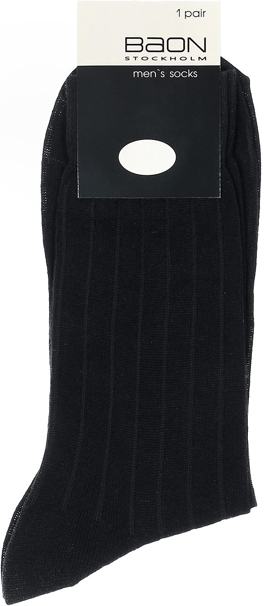 Носки мужские Baon, цвет: черный. B897014. Размер 29 (43/45)B897014_Black Носки мужские Baon, цвет: черный. B897014. Размер 29 (43/45)B897014_BlackМужские носки Baon изготовлены из высококачественного хлопка с добавлением полиамида. Удлиненные носки имеют эластичную резинку, которая надежно фиксирует носки на ноге.