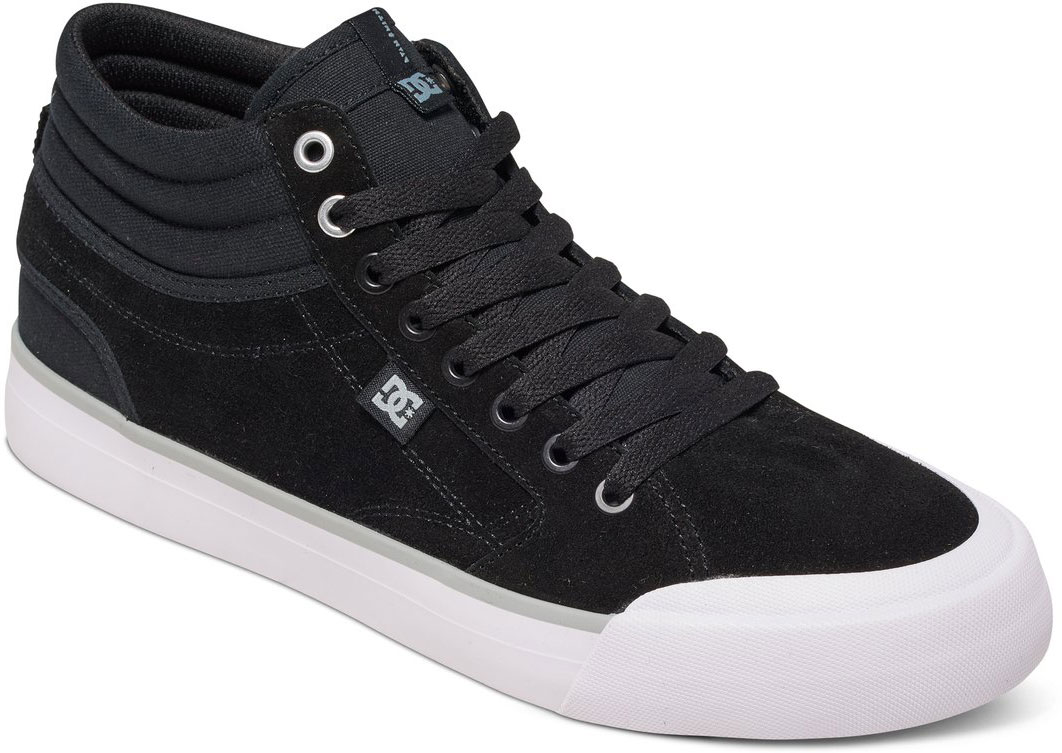 Кеды мужские DC Shoes Evan Smith HI, цвет: черный. ADYS300380-BKW. Размер 9,5D (42,5)ADYS300380-BKW Кеды мужские DC Shoes Evan Smith HI, цвет: черный. ADYS300380-BKW. Размер 9,5D (42,5)ADYS300380-BKWСтильные мужские кеды DC Shoes Evan Smith HI - отличный вариант на каждый день.Модель выполнена из натуральной кожи. Шнуровка надежно фиксирует обувь на ноге. Резиновая подошва с протектором гарантирует отличное сцепление с поверхностью. В таких кедах вашим ногам будет комфортно и уютно.