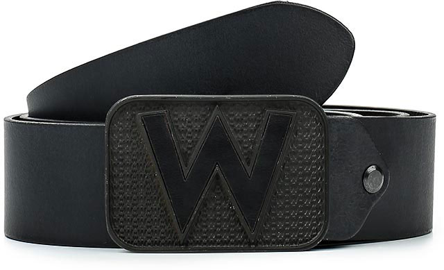 Ремень мужской Wrangler, цвет: черный. W0A65US01. Размер 105W0A65US01 Ремень мужской Wrangler, цвет: черный. W0A65US01. Размер 105W0A65US01Стильный широкий ремень Wrangler выполнен из натуральной кожи.Металлическая пряжка, с помощью которой регулируется длина ремня, оформлена фирменной гравировкой.