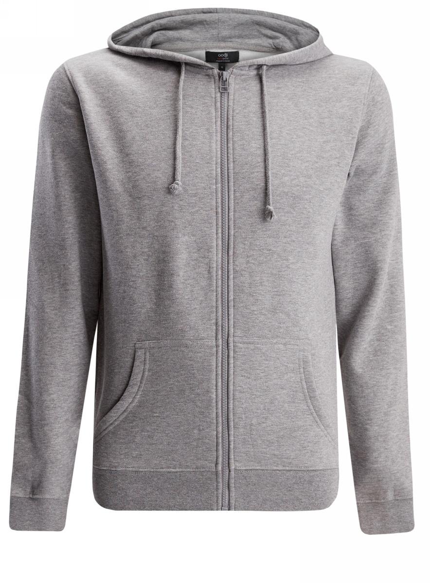 Толстовка мужская oodji Basic, цвет: серый меланж. 5B115000M/44119N/2300M. Размер XS (44)5B115000M/44119N/2300M Толстовка мужская oodji Basic, цвет: серый меланж. 5B115000M/44119N/2300M. Размер XS (44)5B115000M/44119N/2300MБазовая толстовка от oodji выполнена из хлопкового материала. Модель на молнии с длинными рукавами и капюшоном спереди дополнена карманом кенгуру.