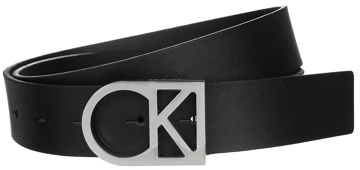 Ремень женский Calvin Klein Jeans, цвет: черный. K60K602141_0010. Размер 90K60K602141_0010 Ремень женский Calvin Klein Jeans, цвет: черный. K60K602141_0010. Размер 90K60K602141_0010Женский ремень Calvin Klein изготовлен из натуральной кожи. Оригинальная пряжка в виде логотипа бренда выполнена из металла, она позволит легко и быстро зафиксировать ремень и отрегулировать его длину. Элегантный и строгий ремень превосходно сочетается с любыми нарядами. Уважаемые клиенты! Обращаем ваше внимание на тот факт, что размер ремня, доступный для заказа, является его длиной.