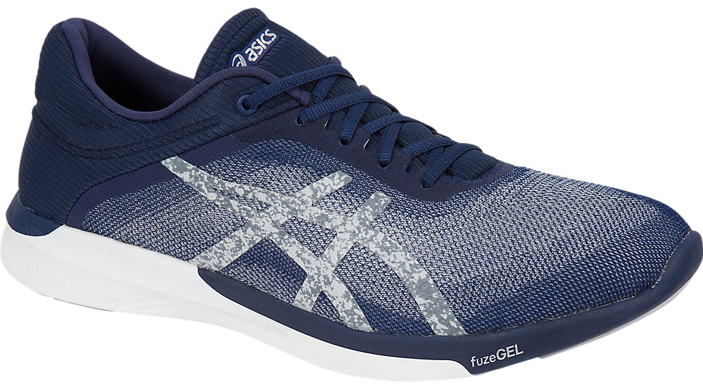 Кроссовки для бега мужские Asics Fuzex Rush, цвет: темно-синий, серебристый. T718N-4993. Размер 8H (40,5)T718N-4993 Кроссовки для бега мужские Asics Fuzex Rush, цвет: темно-синий, серебристый. T718N-4993. Размер 8H (40,5)T718N-4993Оптимальное сочетание легкости и удобства с амортизацией. Эти многофункциональные кроссовки можно использовать в качестве удобного повседневного варианта для тех, кто ведет активный образ жизни, поскольку кроссовки обеспечат дополнительную поддержку стопы. Они отлично подходят для коротких пробежек и продолжительных забегов. В этих беговых кроссовках используется уникальная технология fuzeGEL, представляющая собой сочетание двух революционных технологий – свойств геля Asics GEL и подошвы из сверхлегкой пены. В результате получились облегченные кроссовки, в которых проще бежать, и которые при этом обеспечивают оптимальную амортизацию. У кроссовок fuzeX 2 менее высокий подъем стопы, что означает, что они предлагают непревзойденную систему реагирования на каждое движение, а это, в свою очередь, позволяет лучше чувствовать землю под ногами.