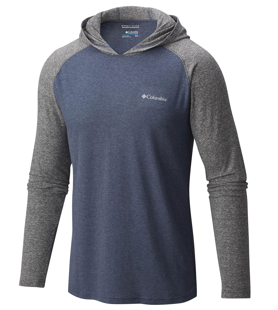 Худи мужское Columbia Trail Shaker Mens Hoody, цвет: темно-синий, серый. 1654301-492. Размер XL (52/54)1654301-492 Худи мужское Columbia Trail Shaker Mens Hoody, цвет: темно-синий, серый. 1654301-492. Размер XL (52/54)1654301-492Худи мужское Columbia изготовлено из качественной смесовой ткани. Модель выполнена с капюшоном и длинными рукавами. Продуманный крой не сковывает движений, а фиксированный капюшон защитит вас от легкого дождя и ветра.