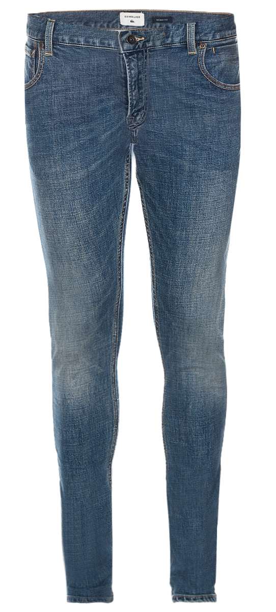 Джинсы мужские Quiksilver, цвет: синий. EQYDP03320-BYGW. Размер 32-32 (50-32)EQYDP03320-BYGW Джинсы мужские Quiksilver, цвет: синий. EQYDP03320-BYGW. Размер 32-32 (50-32)EQYDP03320-BYGWМужские джинсы Quiksilver выполнены из высококачественного эластичного хлопка. Джинсы-скинни стандартной посадки застегиваются на пуговицу в поясе и ширинку на застежке-молнии, дополнены шлевками для ремня. Джинсы имеют классический пятикарманный крой: спереди модель дополнена двумя втачными карманами и одним маленьким накладным кармашком, а сзади - двумя накладными карманами. Модель украшена декоративными потертостями.