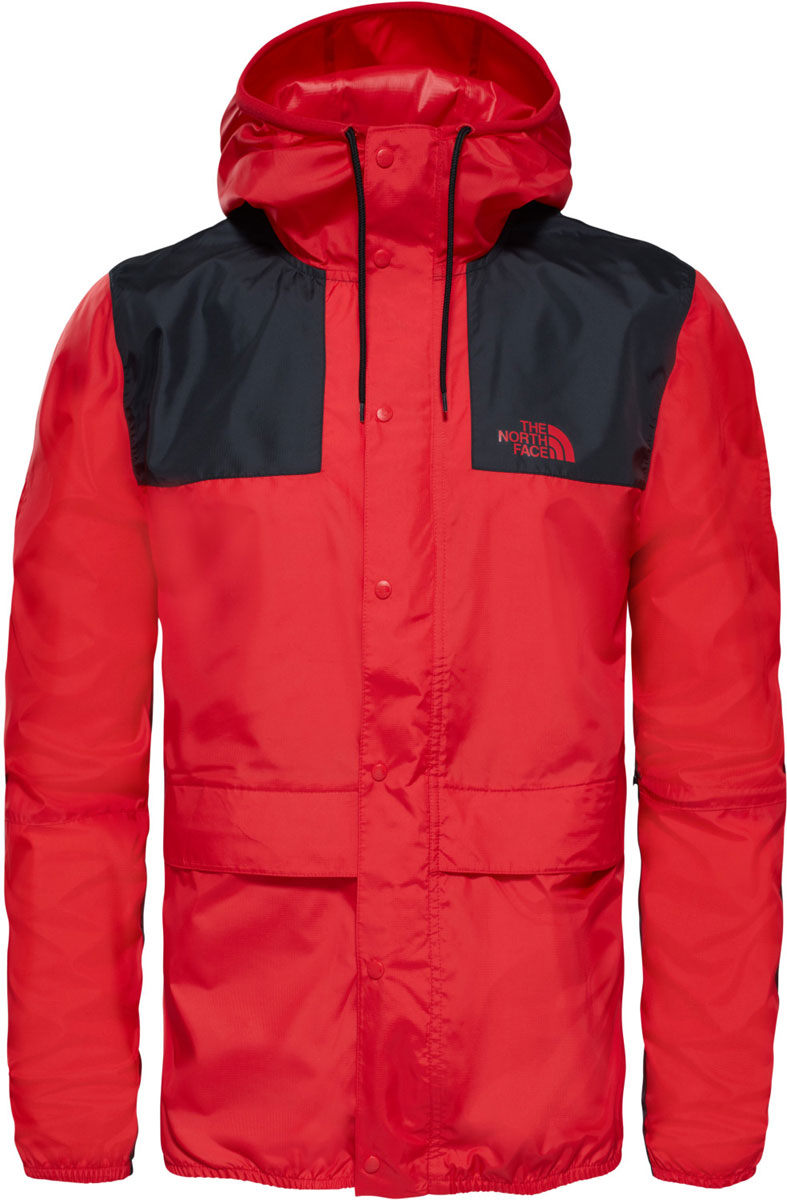 Ветровка мужская The North Face M 1985 Mountain Jacket, цвет: красный. T0CH37KZ3. Размер L (52)T0CH37KZ3 Ветровка мужская The North Face M 1985 Mountain Jacket, цвет: красный. T0CH37KZ3. Размер L (52)T0CH37KZ3Мужская ветровка The North Face с длинными рукавами и капюшоном застегивается на молнию и кнопки. Капюшон дополнен шнурком-утяжкой. Благодаря верху из легкого полиэстера и множеству проверенных функций эта куртка - отличный выбор для ценителей традиций и активного отдыха.