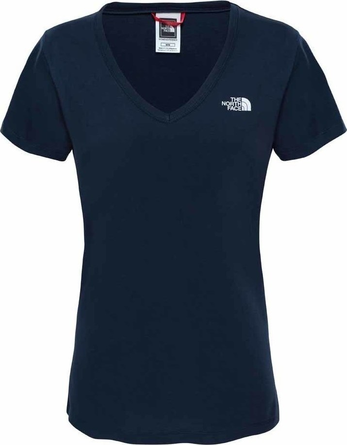 Футболка женская The North Face W Ss Simple Dome Tee, цвет: синий. T0A3H6H2G. Размер S (42)T0A3H6H2G Футболка женская The North Face W Ss Simple Dome Tee, цвет: синий. T0A3H6H2G. Размер S (42)T0A3H6H2GЖенская футболка The North Face Womens - отличный вариант для каждодневного использования. У модели укороченные рукава и женственный V-образный вырез, принт на груди с логотипом The North Face.
