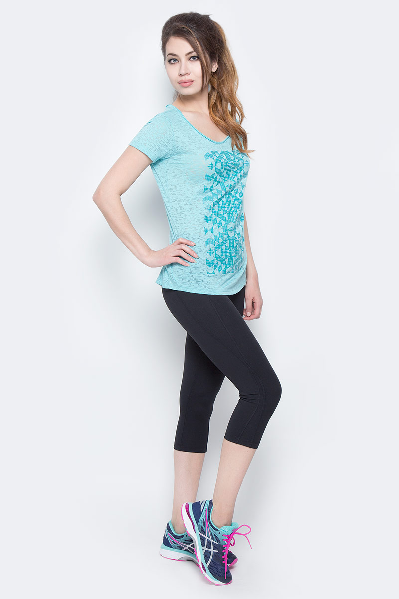 Футболка женская Columbia Elevated SS Tee T-shirt, цвет: бирюзовый. 1663131-341. Размер S (44)1663131-341 Футболка женская Columbia Elevated SS Tee T-shirt, цвет: бирюзовый. 1663131-341. Размер S (44)1663131-341Стильная женская футболка Columbia изготовлена из высококачественных материалов с оригинальной текстурой. Она очень мягкая, тактильно приятная, не сковывает движения и хорошо пропускает воздух. Футболка с круглым вырезом горловины и короткими рукавами оформлена спереди оригинальным принтом, на спине - декоративная отстрочка.
