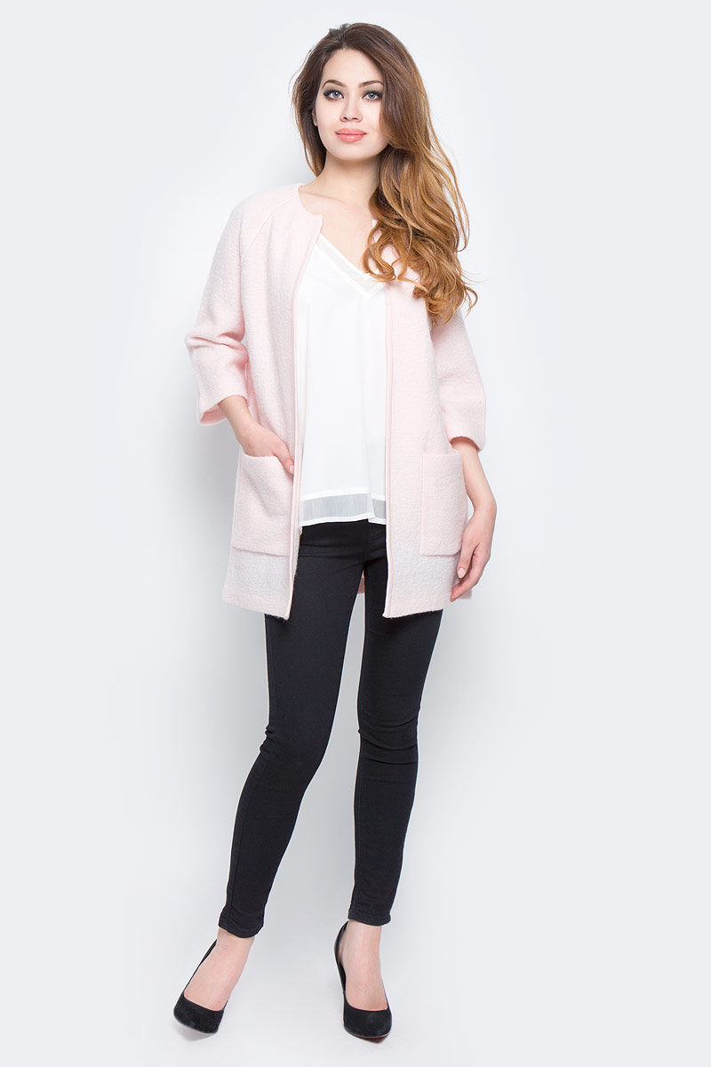 Кардиган женский Selected Femme, цвет: розовый. 16053953. Размер XS (40)16053953_Heavenly Pink Кардиган женский Selected Femme, цвет: розовый. 16053953. Размер XS (40)16053953_Heavenly PinkЖенский кардиган Selected Femme изготовлен из натуральной шерсти мериноса. Кардиган свободного кроя с рукавами 3/4 и круглым вырезом горловины. Модель имеет два накладных кармана спереди.