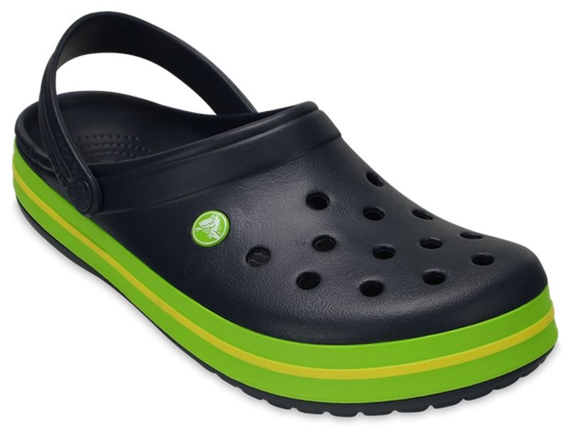 Сабо Crocs Crocband, цвет: темно-синий. 11016-40I. Размер 8-10 (40/41 )11016-40I Сабо Crocs Crocband, цвет: темно-синий. 11016-40I. Размер 8-10 (40/41 )11016-40IМодные сабо Crocband от Crocs придутся вам по душе. Верх модели выполнен из полимера Croslite с добавлением резины. Благодаря материалу Croslite обувь невероятно легкая, мягкая и удобная. Материал Croslite - бактериостатичен, препятствует появлению неприятных запахов и легок в уходе: быстро сохнет и не оставляет следов на любых поверхностях. Верх модели оформлен отверстиями, которые обеспечивают естественную вентиляцию, подошва - контрастными полосками и названием бренда. Под воздействием температуры тела обувь принимает форму стопы. Пяточный ремешок обеспечивает фиксацию стопы при ходьбе. Рельефная поверхность верхней части подошвы комфортна при движении. Рифленое основание подошвы гарантирует идеальное сцепление с любой поверхностью. Такие сабо - отличное решение для каждодневного использования!Уважаемые клиенты!Обращаем ваше внимание на то, что страной-изготовителем для некоторых размеров и цветов модели может быть Вьетнам.