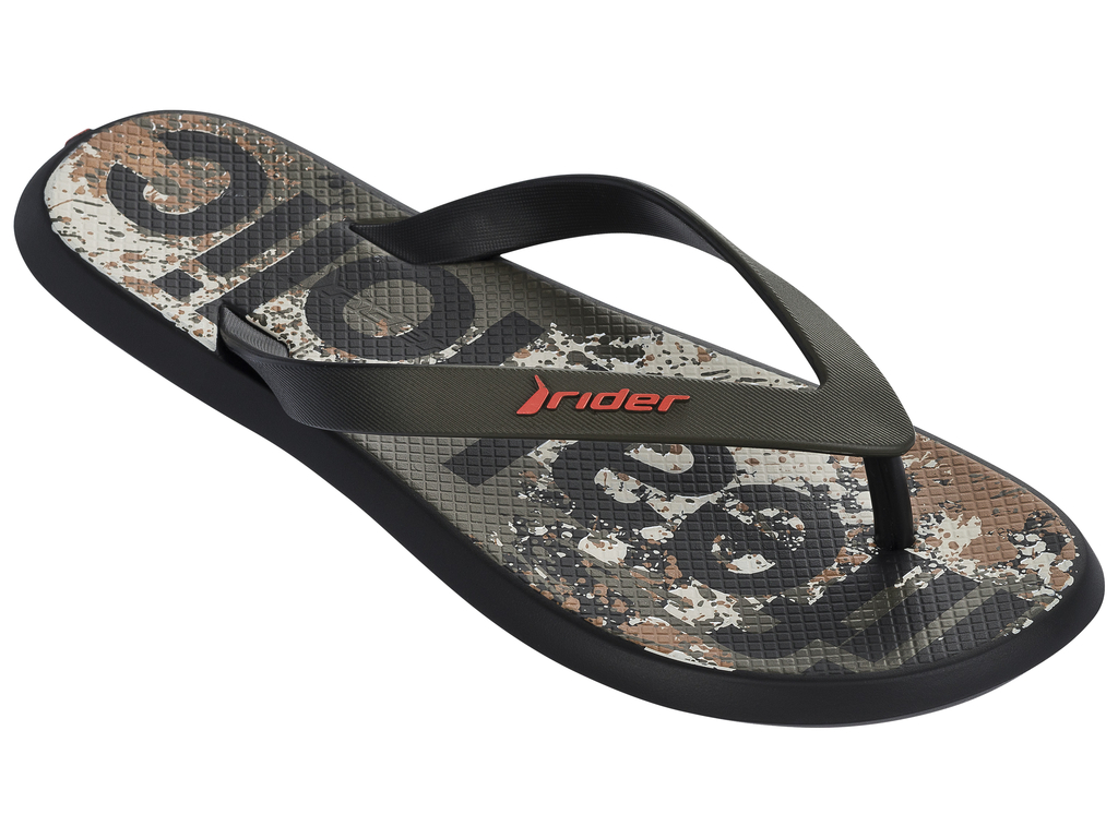 Сланцы мужские Rider Energy VI AD, цвет: черный. 82024-21555. Размер BRA 42 (43)82024-21555 Сланцы мужские Rider Energy VI AD, цвет: черный. 82024-21555. Размер BRA 42 (43)82024-21555Стильные мужские сланцы Energy VI AD от Rider придутся вам по душе. Верх модели выполнен из поливинилхлорида. Ремешки с перемычкой гарантируют надежную фиксацию модели на ноге. Рифление на верхней поверхности подошвы предотвращает выскальзывание ноги. Основание подошвы дополнено рифлением.
