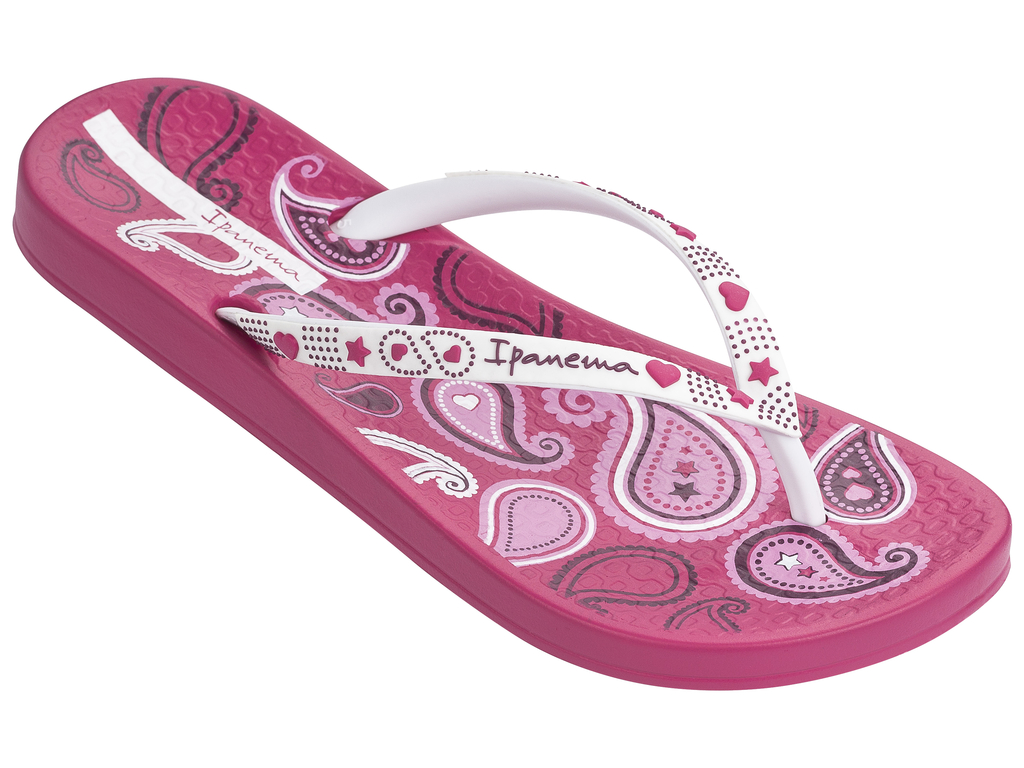 Сланцы женские Ipanema, цвет: розовый, белый. 81922-20700. Размер BRA 38 (39)81922-20700 Сланцы женские Ipanema, цвет: розовый, белый. 81922-20700. Размер BRA 38 (39)81922-20700Стильные и очень легкие сланцы от Ipanema придутся вам по душе. Верх модели выполнен из поливинилхлорида. Ремешки с перемычкой гарантируют надежную фиксацию изделия на ноге. Стелька и верх модели украшены стильным, ярким рисунком иназванием бренда. Рифление на верхней поверхности подошвы предотвращает выскальзывание ноги. Рельефное основание подошвы обеспечивает уверенное сцепление с любой поверхностью. Удобные сланцы прекрасно подойдут для похода в бассейн или на пляж.