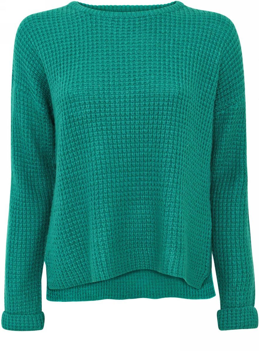 Джемпер женский oodji Ultra, цвет: изумрудный. 63805274/43234/6D00N. Размер XL (50)63805274/43234/6D00N Джемпер женский oodji Ultra, цвет: изумрудный. 63805274/43234/6D00N. Размер XL (50)63805274/43234/6D00NВязаный женский джемпер oodji Ultra выполнен из акрила.Модель с длинными рукавами и круглым вырезом горловины имеет слегка удлиненную спинку. Рукава подворачиваются.