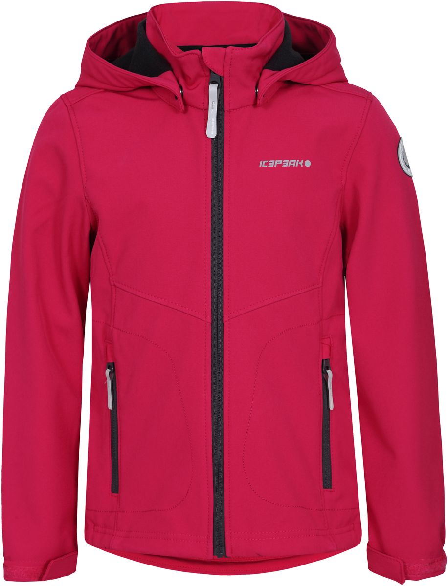 Куртка для девочки Icepeak, цвет: малиновый. 751808682IVT_665. Размер 140751808682IVT_665 Куртка для девочки Icepeak, цвет: малиновый. 751808682IVT_665. Размер 140751808682IVT_665Куртка для девочки Icepeak выполнена из качественного полиэстера. Модель со съемным капюшоном и длинными рукавами застегивается на молнию. Изделие дополнено двумя врезными карманами на молниях.