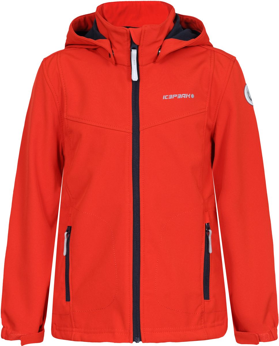 Куртка для мальчика Icepeak, цвет: оранжевый. 751809682IVT_640. Размер 152751809682IVT_640 Куртка для мальчика Icepeak, цвет: оранжевый. 751809682IVT_640. Размер 152751809682IVT_640Куртка для мальчика Icepeak выполнена из качественного материала. Модель с длинными рукавами застегивается на застежку-молнию. Изделие дополнено съемным капюшоном и двумя врезными карманами на молниях.