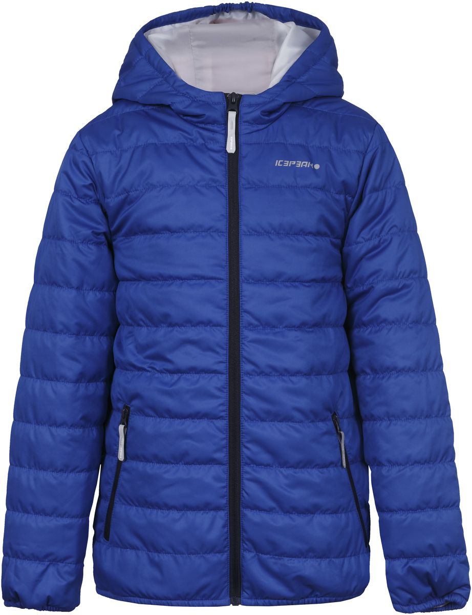 Куртка для мальчика Icepeak, цвет: синий. 750018504IV_350. Размер 164750018504IV_350 Куртка для мальчика Icepeak, цвет: синий. 750018504IV_350. Размер 164750018504IV_350Куртка для мальчика Icepeak выполнена из качественного материала. Модель с капюшоном и длинными рукавами застегивается на застежку-молнию. Изделие дополнено двумя врезными карманами на молниях.
