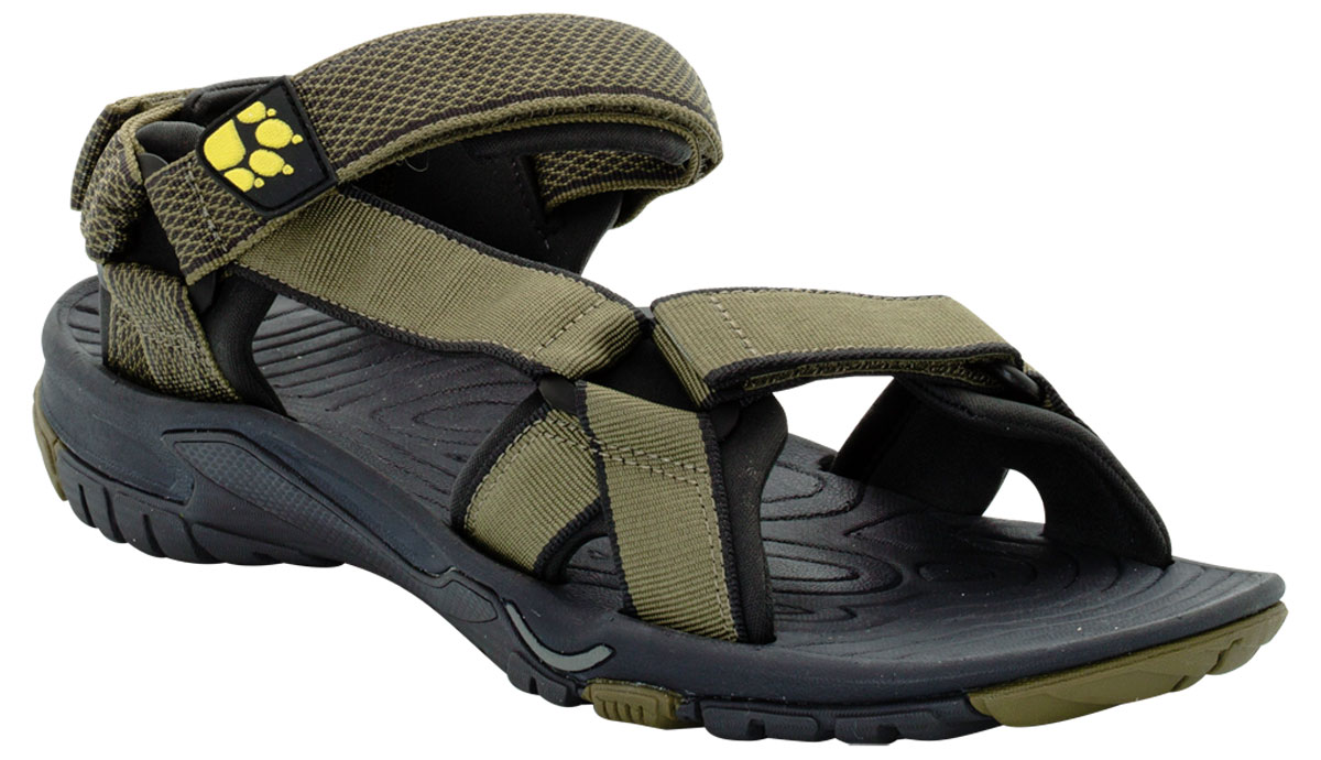 Сандалии мужские Jack Wolfskin Lakewood Ride Sandal, цвет: оливковый. 4019021-4088. Размер 7 (39)4019021-4088 Сандалии мужские Jack Wolfskin Lakewood Ride Sandal, цвет: оливковый. 4019021-4088. Размер 7 (39)4019021-4088Очень легкие сандалии для занятий спортом и повседневной жизни. Простые, легкие и воздушные сандалии LAKEWOOD RIDE оснащены мягкими неопреновыми подкладками только в нужных местах. Это способствует снижению веса, как и легкая, шероховатая подошва. Сандалии LAKEWOOD RIDE подойдут для занятий спортом на суше и в воде. С помощью трех застежек-липучек сандалии быстро подгоняются под форму ноги.