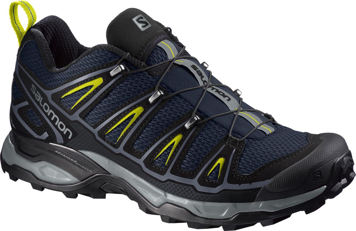 Кроссовки трекинговые мужские Salomon X Ultra 2, цвет: темно-синий. L39473800. Размер 10 (43)L39473800 Кроссовки трекинговые мужские Salomon X Ultra 2, цвет: темно-синий. L39473800. Размер 10 (43)L39473800Мужские кроссовки от Salomon - прекрасно дополнят ваш спортивный образ. Модель, выполненная из высококачественного материала, дарит комфорт и легкость во время ходьбы или бегаЭластичная шнуровка надежно фиксирует обувь на ноге. На заднике и язычке,кроссовки декорированы логотипом бренда. Рифленая подошва обеспечит прочное сцепление с любой поверхностью. В таких кроссовках вашим ногам будет комфортно и уютно.