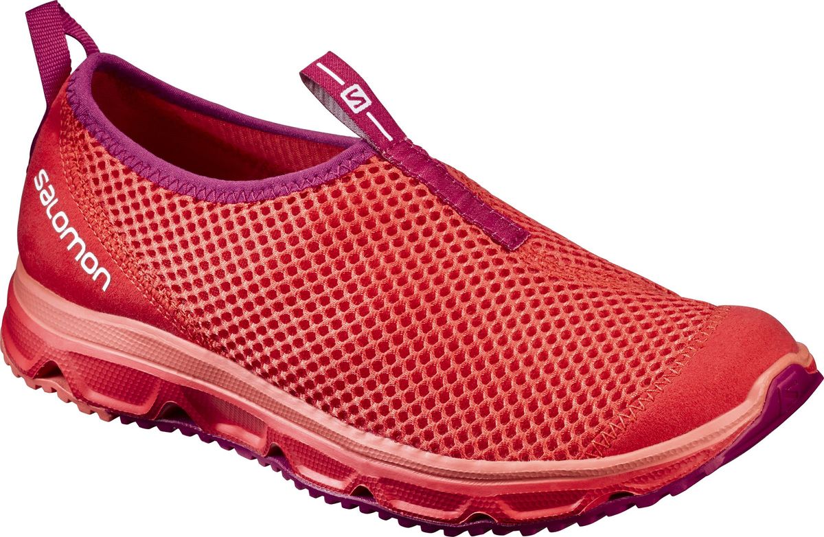 Кроссовки женские Salomon Rx Moc 3.0 W, цвет: коралловый. L39244500. Размер 6 (38)L39244500 Кроссовки женские Salomon Rx Moc 3.0 W, цвет: коралловый. L39244500. Размер 6 (38)L39244500Женские кроссовки от Salomon незаменимая обувь в вашем гардеробе . Модель, выполненная из высококачественного материала, дарит комфорт и легкость во время ходьбы или бега. Верх изделия оформлен плетением. На заднике кроссовки декорированы логотипом бренда. Рифленая подошва обеспечит прочное сцепление с любой поверхностью. Такие кроссовки помогут ногам расслабиться после долгих и утомительных тренировок.
