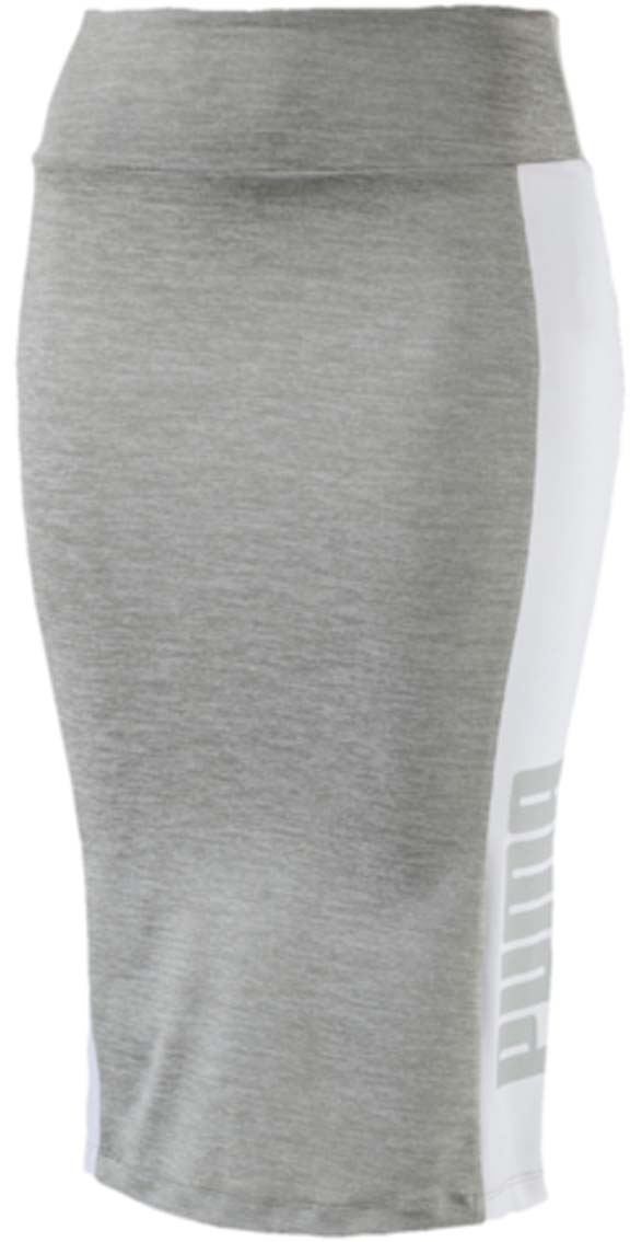 Юбка Puma Archive Logo Pencil Skirt, цвет: серый. 57248404. Размер XS (40/42)57248404 Юбка Puma Archive Logo Pencil Skirt, цвет: серый. 57248404. Размер XS (40/42)57248404Юбка Archive Logo Pencil Skirt спортивного фасона станет выбором активных и стильных девушек. Эта модель прилегающего силуэта подчеркивает красоту фигуры и позволяет быть элегантной даже в спортивной одежде. Мягкий широкий пояс создает комфорт движений. По бокам имеются вставки с надписью PUMA.