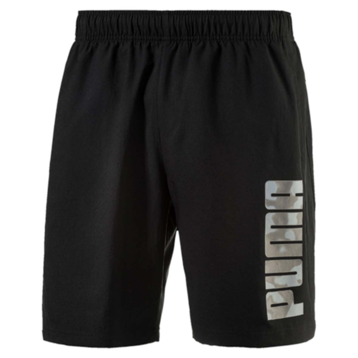 Шорты мужские Puma Hero Woven Shorts, цвет: черный. 83832731. Размер S (46/48)83832731 Шорты мужские Puma Hero Woven Shorts, цвет: черный. 83832731. Размер S (46/48)83832731Шорты мужские Hero Woven Shorts выполнены из 100% полиэстера с биопропиткой, которая позволяет выводить влагу наружу, сохранять сухость и комфорт даже при интенсивных нагрузках. Шорты декорированы логотипом PUMA на левой штанине. Среди других особенностей изделия - эластичный пояс с затягивающимся шнуром, боковые карманы в швах, нашитая сверху задняя кокетка для лучшей посадки по фигуре, светоотражающие элементы. Удобные свободные шорты отлично подойдут для занятий спортом и повседневной носки.