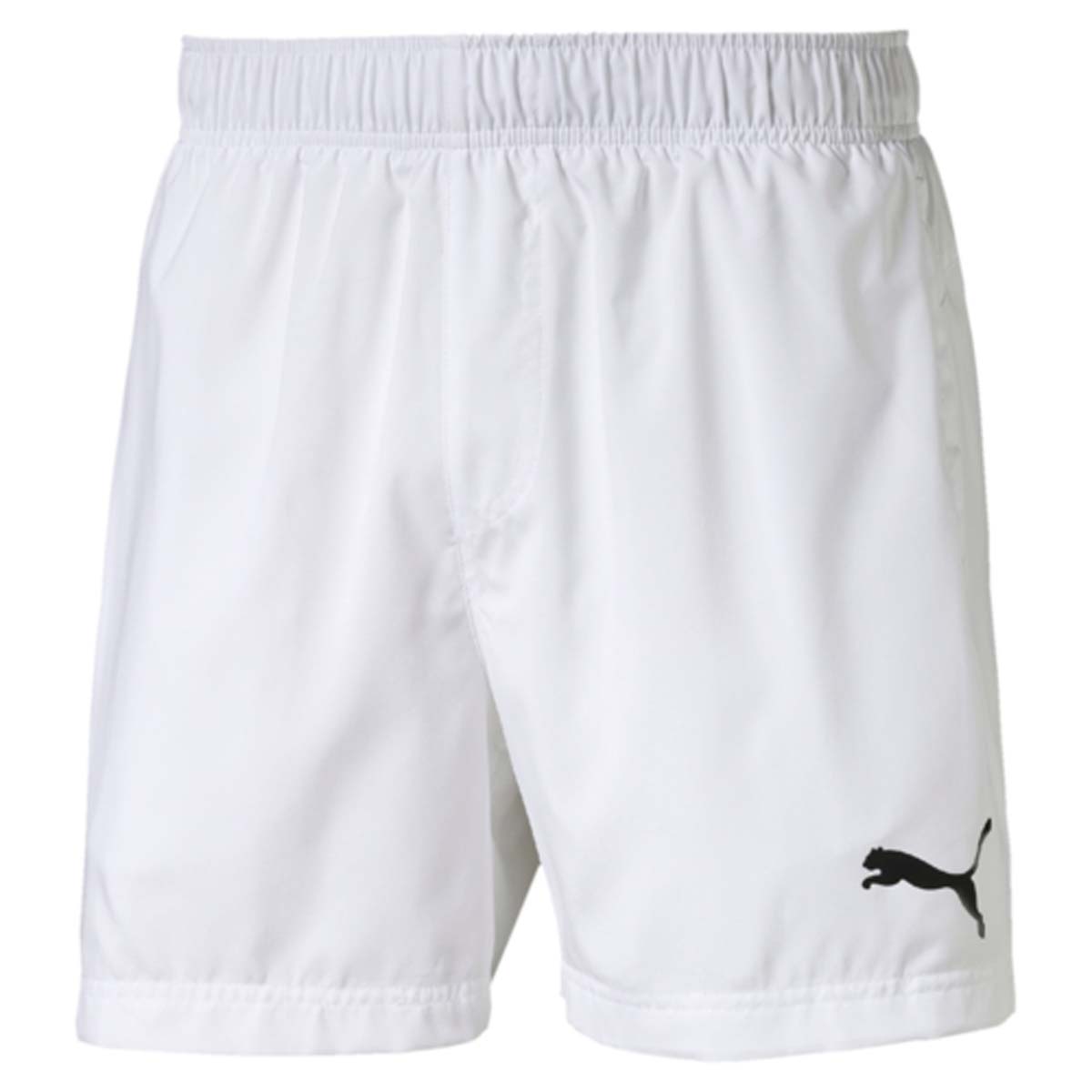 Шорты мужские Puma Ess Woven Shorts 5, цвет: белый. 838271_02. Размер M (48/50)838271_02 Шорты мужские Puma Ess Woven Shorts 5, цвет: белый. 838271_02. Размер M (48/50)838271_02Шорты ESS Woven Shorts 5 - отличное сочетание функциональности и комфорта. Эластичная ткань выдерживает серьезные нагрузки, не теряя своих свойств. Модель скроена таким образом, чтобы шорты не вызывали ощущения дискомфорта даже при активных движениях. Среди других особенностей изделия - эластичный пояс с продернутыми в нем затягивающимися шнурами, боковые карманы, а также нашитая сверху задняя кокетка для лучшей посадки по фигуре. Шорты декорированы логотипом PUMA, нанесенным методом глянцевой печати.