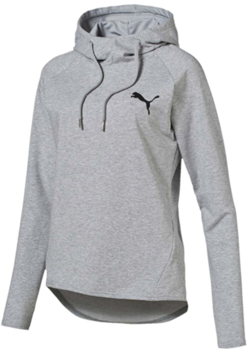Худи женское Puma ACTIVE ESS Hooded Cover Up W, цвет: серый. 83844304. Размер XS (40/42)83844304 Худи женское Puma ACTIVE ESS Hooded Cover Up W, цвет: серый. 83844304. Размер XS (40/42)83844304Стильное женское худи ACTIVE ESS Hooded Cover Up W изготовлено из хлопка и полиэстера с добавлением эластана. Изделие имеет длинные рукава реглан, круглый вырез с завязками и капюшон с подкладкой из сетчатого материала. Боковые швы с нахлестом вперед обеспечивают свободу движений. На груди с левой стороны модель декорирована логотипом PUMA. Эта толстовка отлично подойдет тем девушкам, кто ведет активный образ жизни даже вне спортивного зала. Линейка ACTIVE создана для ежедневного использования, несмотря на то, что берет свое начало от спортивной одежды.