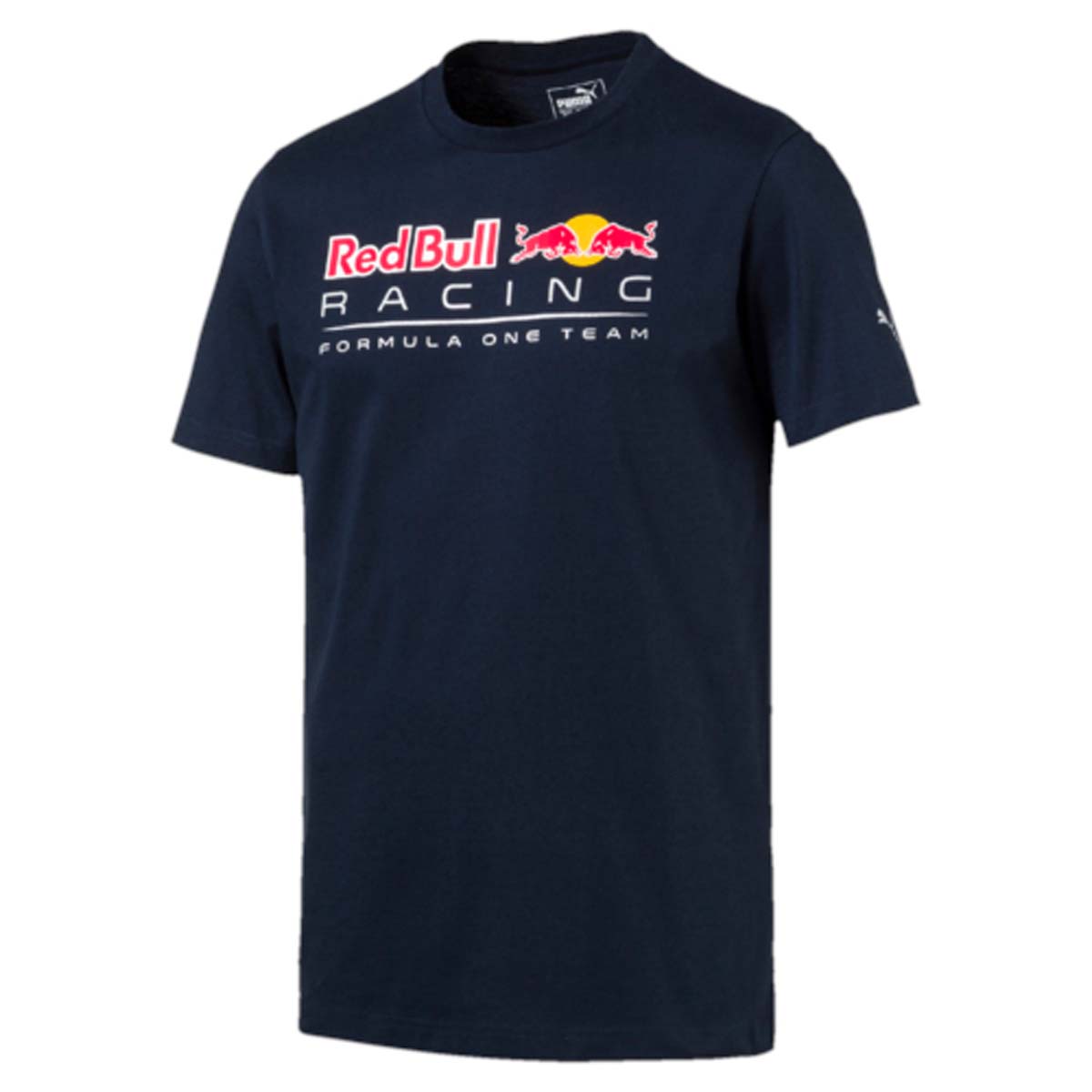 Футболка мужская Puma RBR Logo Tee, цвет: синий. 572747_01. Размер XXL (54/56)572747_01 Футболка мужская Puma RBR Logo Tee, цвет: синий. 572747_01. Размер XXL (54/56)572747_01Футболка мужская RBR Logo Tee выполнена из чистого хлопка и отличается хорошей воздухопроницаемостью. Изделие имеет классический крой, круглый вырез горловины и короткие рукава. Спереди модель украшена логотипом Red Bull Racing, на левом рукаве имеется логотип PUMA. Такая футболка незаменима для любителей автоспорта.