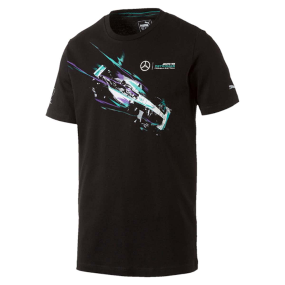 Футболка мужская Puma MAMGP Drivers, цвет: черный. 57274211. Размер L (50/52)57274211 Футболка мужская Puma MAMGP Drivers, цвет: черный. 57274211. Размер L (50/52)57274211Футболка мужская MAMGP Drivers изготовлена из хлопка с использованием высокофункциональной технологии dryCELL, которая отводит влагу, поддерживает тело сухим и гарантирует комфорт. Модель украшает рисунок и фирменный логотип Mercedes AMG Petronas. На спину нанесен рисунок, придающий материалу дышащие свойства. Изделие имеет стандартную посадку, круглый вырез горловины и короткие рукава. Футболка MAMGP Drivers - то, что нужно, чтобы выглядеть стильно и круто в любое время.