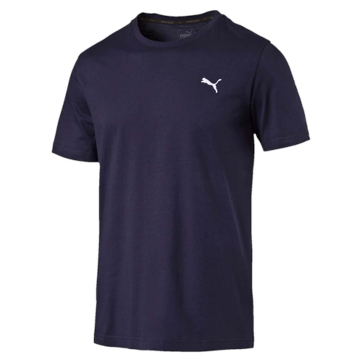 Футболка мужская Puma ESS Tee, цвет: синий. 83823806. Размер M (48)838238_06 Футболка мужская Puma ESS Tee, цвет: синий. 83823806. Размер M (48)838238_06Футболка Puma ESS Tee просто создана для занятий спортом. Модель декорирована вышитым логотипом Puma и изготовлена из высокофункционального материала dryCELL, который отводит влагу, поддерживает тело сухим и гарантирует максимальный комфорт. Среди других отличительных особенностей изделия - отделка ворота трикотажем в рубчик и тесьмой сзади по вороту с фирменной символикой.