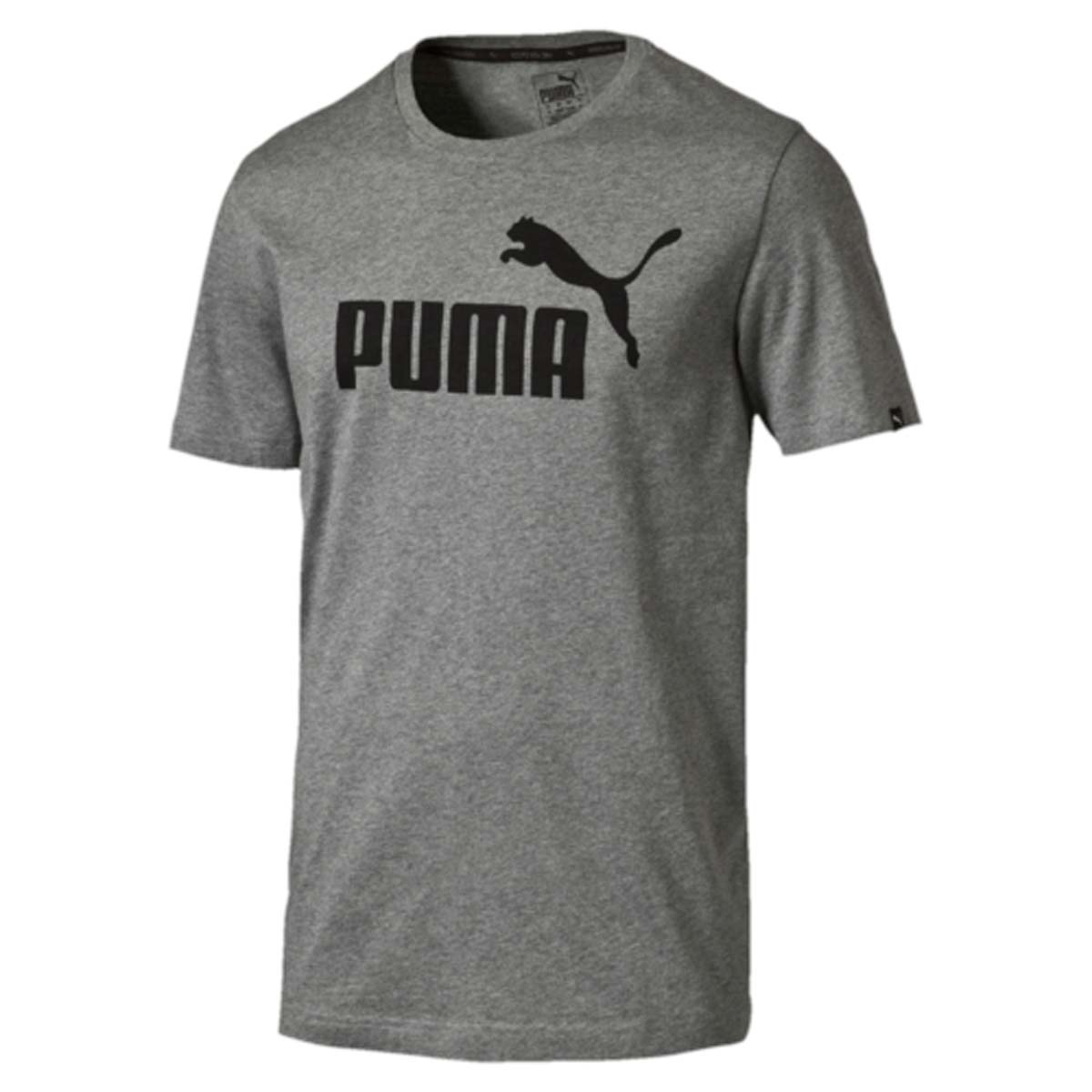 Футболка мужская Puma ESS No.1 Tee, цвет: серый, черный. 83824103. Размер M (48/50)838241_03 Футболка мужская Puma ESS No.1 Tee, цвет: серый, черный. 83824103. Размер M (48/50)838241_03Футболка ESS No.1 Tee просто создана для занятий спортом. Модель декорирована прорезиненным логотипом и изготовлена из высокофункционального материала dryCELL, который отводит влагу, поддерживает тело сухим и гарантирует максимальный комфорт. Среди других отличительных особенностей изделия - отделка ворота трикотажем в рубчик и тесьмой сзади по вороту с фирменной символикой.